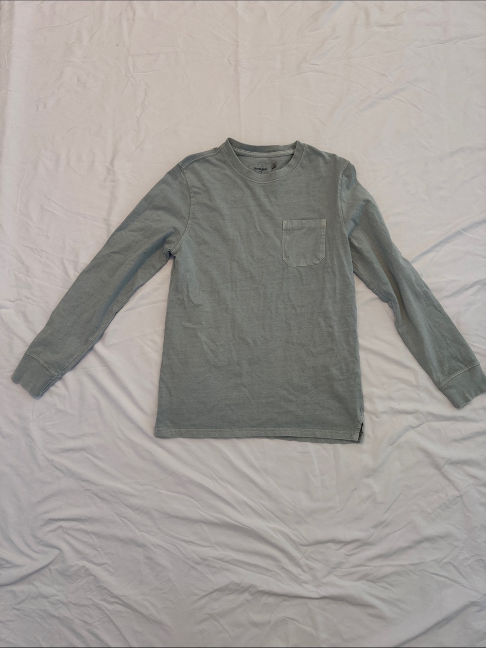 Goodfellow & Co Men's Long-Sleeve Pocket Tee - Gray